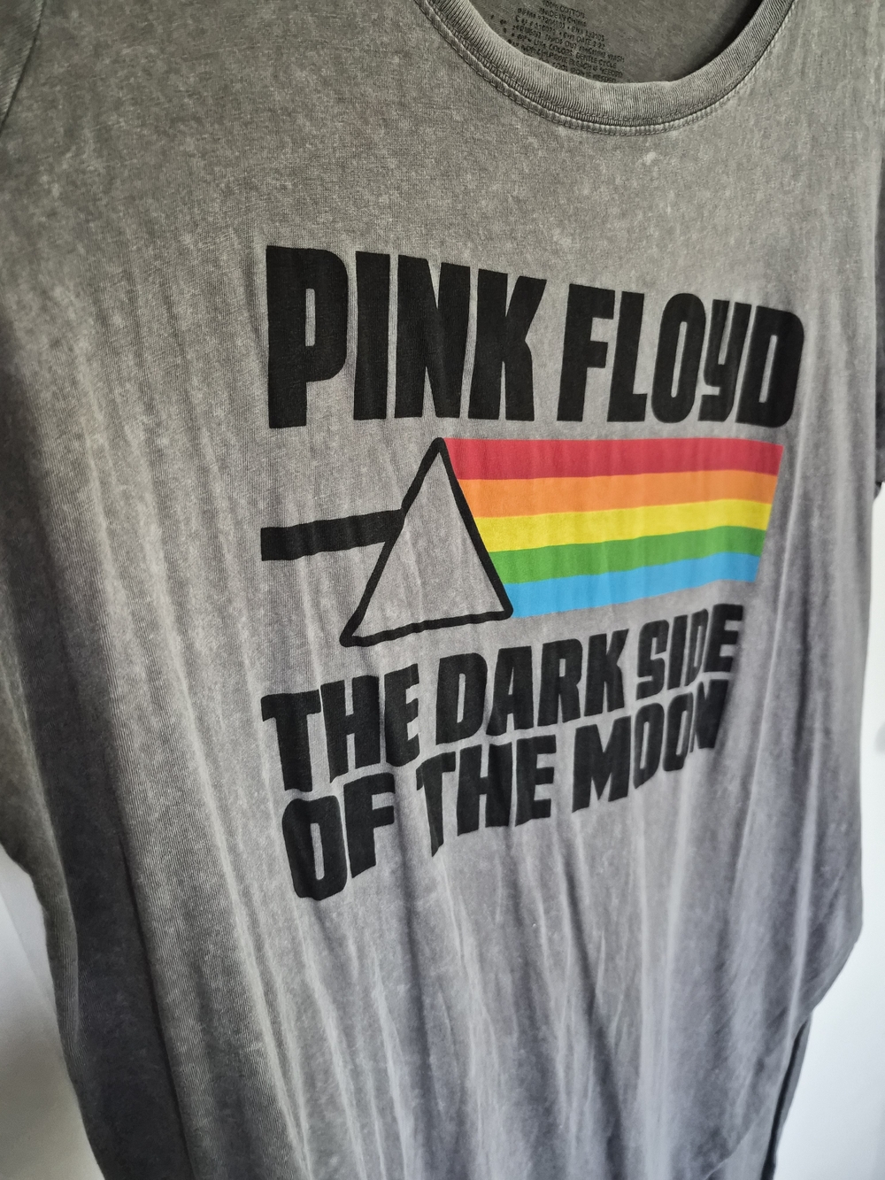 Torrid Pink Floyd The Dark Side of the Moon Graphic Tee Tunic Tshirt Size 3 - Picture 2 of 4